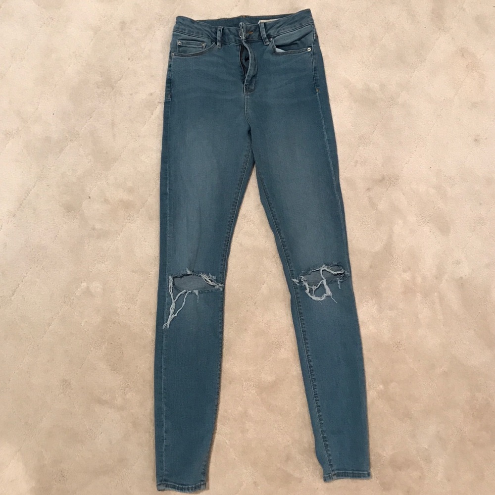 ASOS ripped skinny jeans